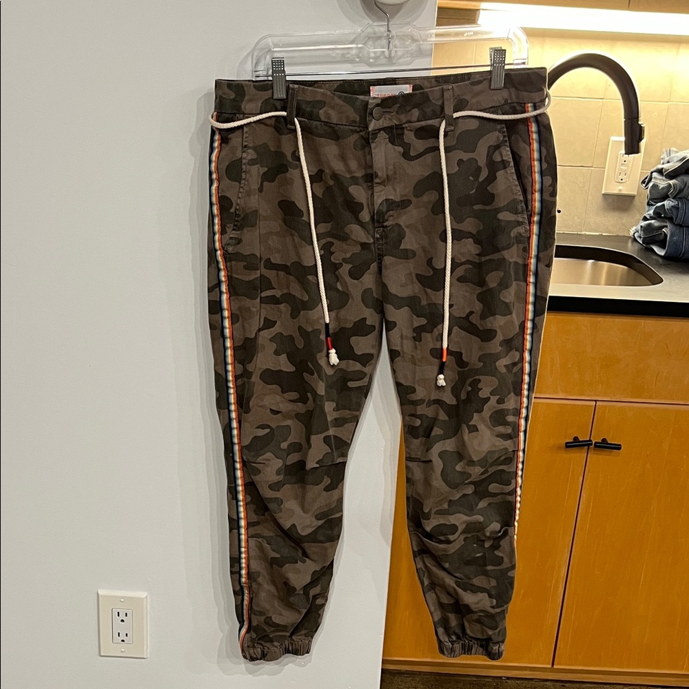 Sundry Camouflage Jogger Pants